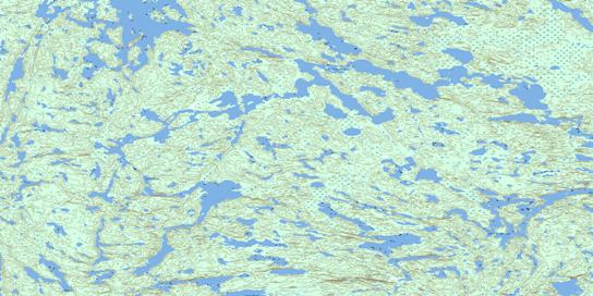 Soulier Lake Topo Map 075D09 at 1:50,000 scale - National Topographic System of Canada (NTS) - Toporama map