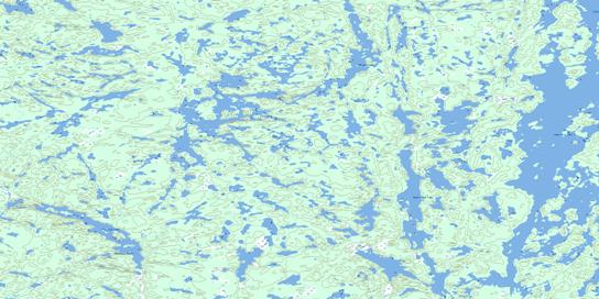 Lady Grey Lake Topo Map 075D15 at 1:50,000 scale - National Topographic System of Canada (NTS) - Toporama map