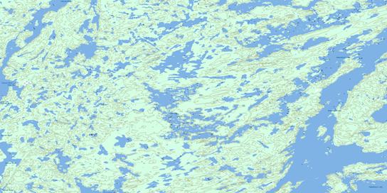 Jerome Lake Topographic map 075E01 at 1:50,000 Scale