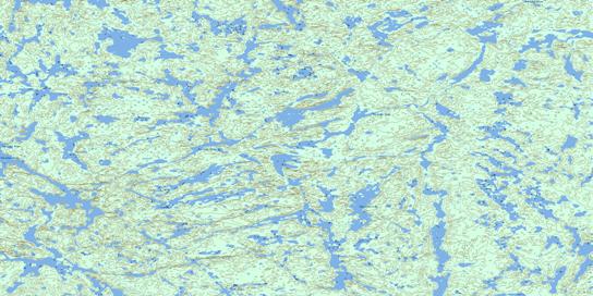 Augustine Lake Topographic map 075E03 at 1:50,000 Scale