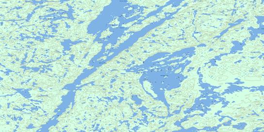 Macinnis Lake Topo Map 075E08 at 1:50,000 scale - National Topographic System of Canada (NTS) - Toporama map