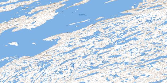 Union Island Topo Map 075E13 at 1:50,000 scale - National Topographic System of Canada (NTS) - Toporama map
