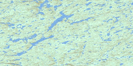 Anderson Lake Topo Map 075F02 at 1:50,000 scale - National Topographic System of Canada (NTS) - Toporama map