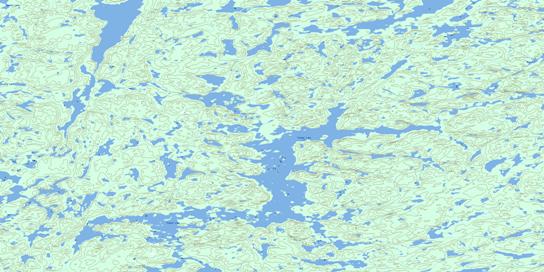 Powder Lake Topo Map 075F03 at 1:50,000 scale - National Topographic System of Canada (NTS) - Toporama map