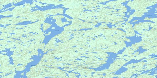 Salkeld Lake Topo Map 075F05 at 1:50,000 scale - National Topographic System of Canada (NTS) - Toporama map
