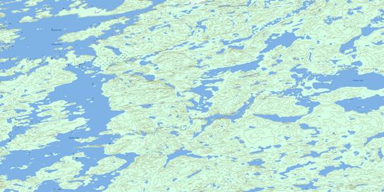 Louison Lake Topo Map 075F11 at 1:50,000 scale - National Topographic System of Canada (NTS) - Toporama map