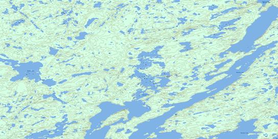 Walker Lake Topo Map 075F13 at 1:50,000 scale - National Topographic System of Canada (NTS) - Toporama map