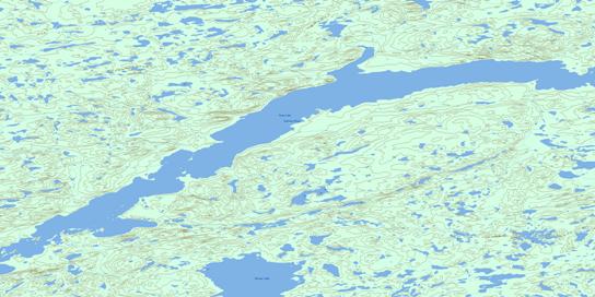 Gray Lake Topo Map 075F16 at 1:50,000 scale - National Topographic System of Canada (NTS) - Toporama map