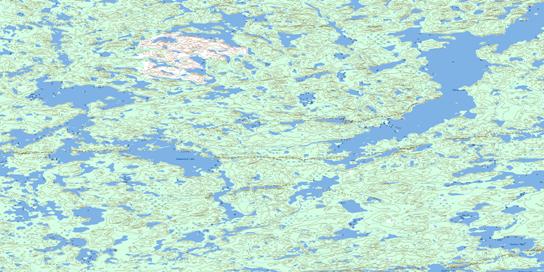 Knobovitch Lake Topo Map 075G02 at 1:50,000 scale - National Topographic System of Canada (NTS) - Toporama map