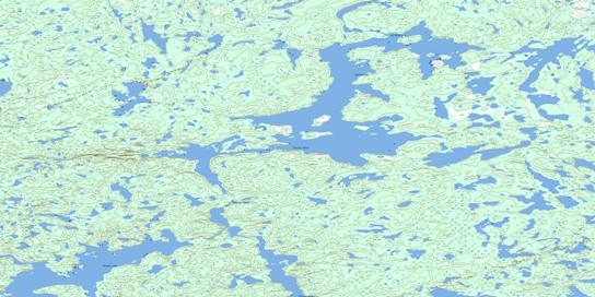 Dymond Lake Topographic map 075G08 at 1:50,000 Scale