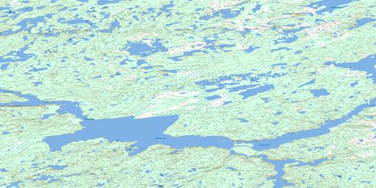 Mcarthur Lake Topo Map 075G10 at 1:50,000 scale - National Topographic System of Canada (NTS) - Toporama map