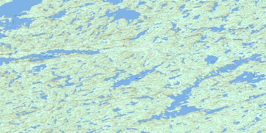 Mcrae Lake Topo Map 075G12 at 1:50,000 scale - National Topographic System of Canada (NTS) - Toporama map