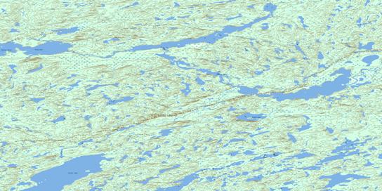 No Title Topo Map 075G13 at 1:50,000 scale - National Topographic System of Canada (NTS) - Toporama map
