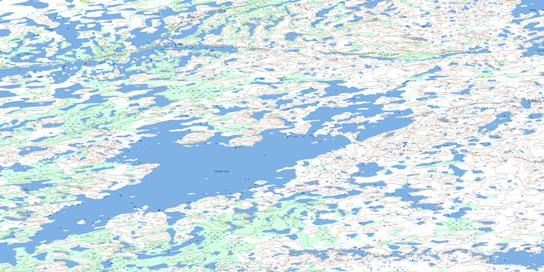 Lahaise Lake Topo Map 075G16 at 1:50,000 scale - National Topographic System of Canada (NTS) - Toporama map
