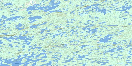 Millar Lake Topographic map 075H01 at 1:50,000 Scale