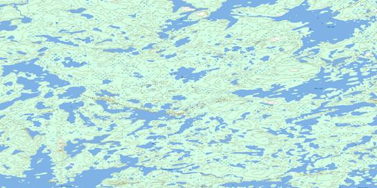 Jost Lake Topographic map 075H02 at 1:50,000 Scale