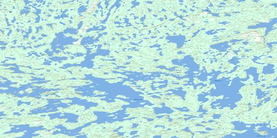 Andrecyk Lake Topo Map 075H03 at 1:50,000 scale - National Topographic System of Canada (NTS) - Toporama map
