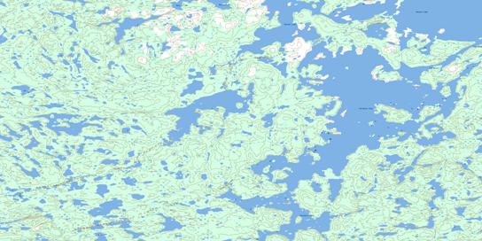 No Title Topographic map 075H05 at 1:50,000 Scale