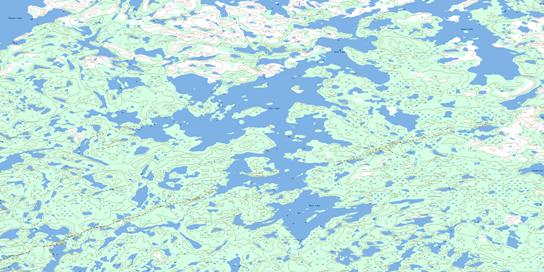 No Title Topo Map 075H06 at 1:50,000 scale - National Topographic System of Canada (NTS) - Toporama map