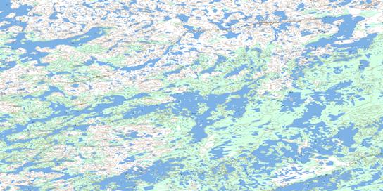 Broad Lake Topo Map 075H09 at 1:50,000 scale - National Topographic System of Canada (NTS) - Toporama map