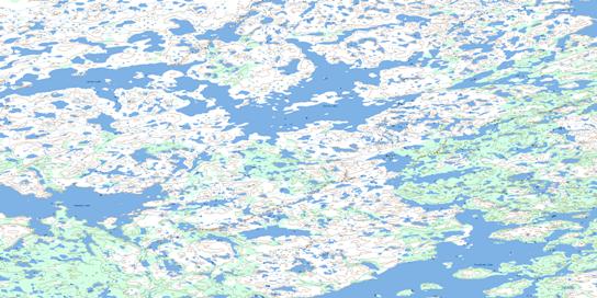 No Title Topo Map 075H10 at 1:50,000 scale - National Topographic System of Canada (NTS) - Toporama map