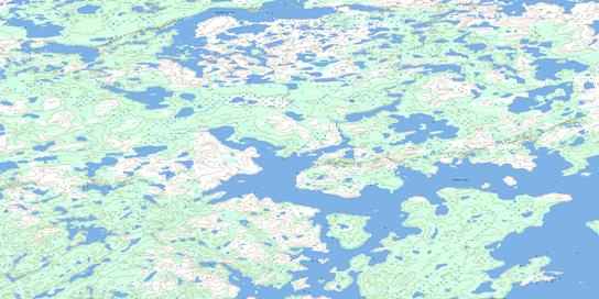 No Title Topo Map 075H12 at 1:50,000 scale - National Topographic System of Canada (NTS) - Toporama map