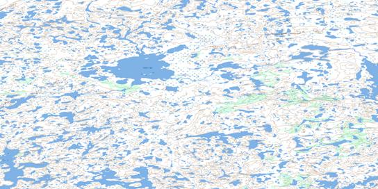 No Title Topo Map 075H16 at 1:50,000 scale - National Topographic System of Canada (NTS) - Toporama map