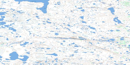 Mossip Bay Topo Map 075I09 at 1:50,000 scale - National Topographic System of Canada (NTS) - Toporama map