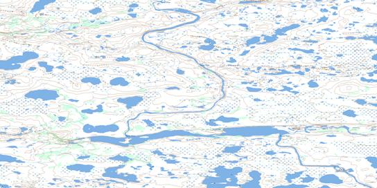 High Island Topo Map 075I10 at 1:50,000 scale - National Topographic System of Canada (NTS) - Toporama map