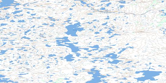Olson Lake Topo Map 075I14 at 1:50,000 scale - National Topographic System of Canada (NTS) - Toporama map