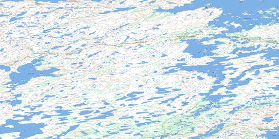 Blake Lake Topo Map 075J01 at 1:50,000 scale - National Topographic System of Canada (NTS) - Toporama map