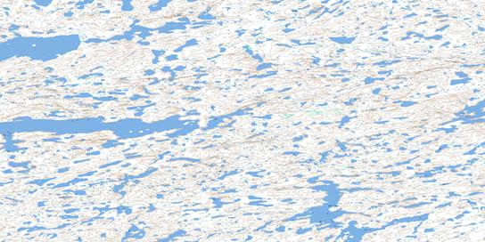 Huff Lake Topo Map 075J06 at 1:50,000 scale - National Topographic System of Canada (NTS) - Toporama map