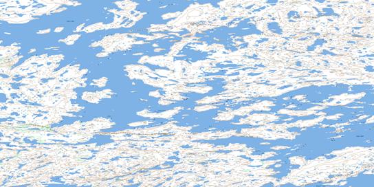 Lynx Lake Topo Map 075J08 at 1:50,000 scale - National Topographic System of Canada (NTS) - Toporama map