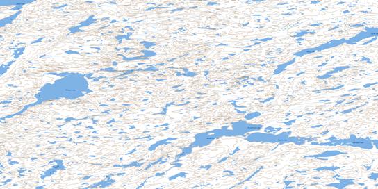 Broomfield Lake Topo Map 075K02 at 1:50,000 scale - National Topographic System of Canada (NTS) - Toporama map