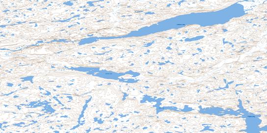Siltaza Lake Topo Map 075K04 at 1:50,000 scale - National Topographic System of Canada (NTS) - Toporama map