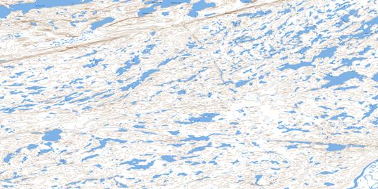 Bunting Lake Topo Map 075K05 at 1:50,000 scale - National Topographic System of Canada (NTS) - Toporama map