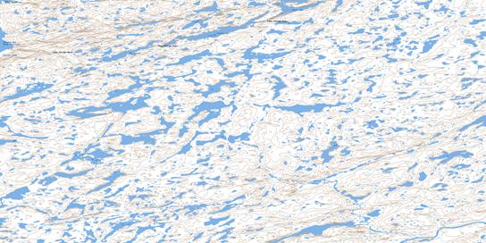 Pikes Portage Topo Map 075K10 at 1:50,000 scale - National Topographic System of Canada (NTS) - Toporama map