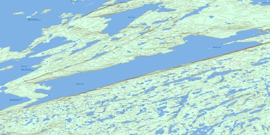 Mcdonald Lake Topo Map 075L03 at 1:50,000 scale - National Topographic System of Canada (NTS) - Toporama map