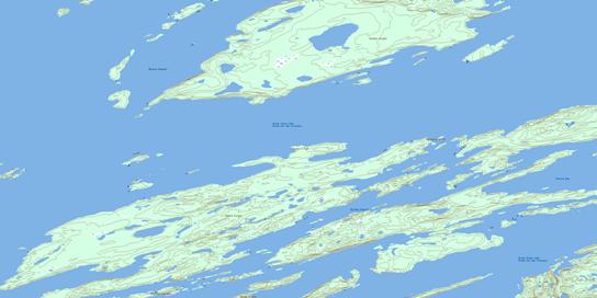 Keith Island Topo Map 075L04 at 1:50,000 scale - National Topographic System of Canada (NTS) - Toporama map