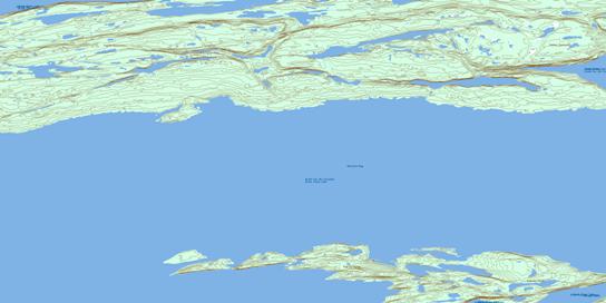 Pearson Point Topo Map 075L10 at 1:50,000 scale - National Topographic System of Canada (NTS) - Toporama map