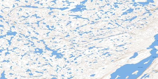 Taltheilei Narrows Topo Map 075L12 at 1:50,000 scale - National Topographic System of Canada (NTS) - Toporama map