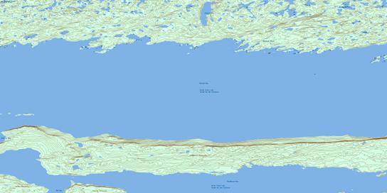 Wildbread Bay Topo Map 075L16 at 1:50,000 scale - National Topographic System of Canada (NTS) - Toporama map