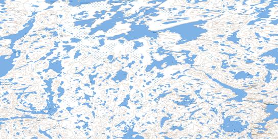 Benjamin Lake Topographic map 075M02 at 1:50,000 Scale