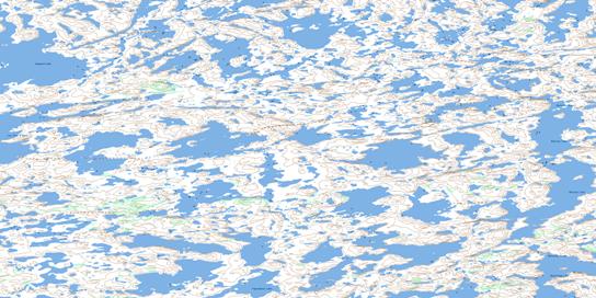 Beirnes Lake Topo Map 075M08 at 1:50,000 scale - National Topographic System of Canada (NTS) - Toporama map