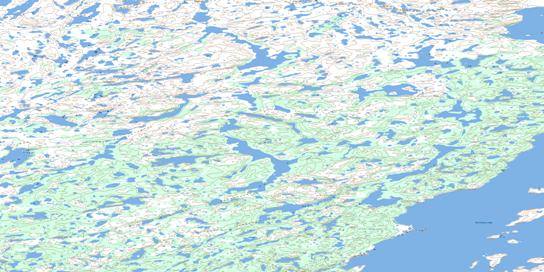 No Title Topo Map 075N01 at 1:50,000 scale - National Topographic System of Canada (NTS) - Toporama map