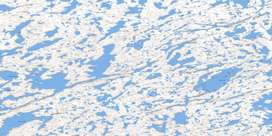 Doyle Lake Topo Map 075N03 at 1:50,000 scale - National Topographic System of Canada (NTS) - Toporama map