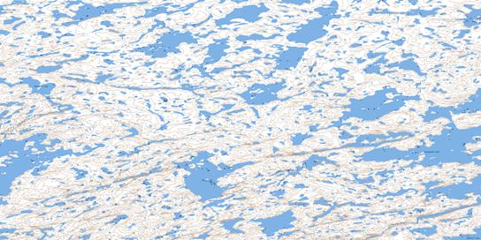 Goodspeed Lake Topo Map 075N04 at 1:50,000 scale - National Topographic System of Canada (NTS) - Toporama map
