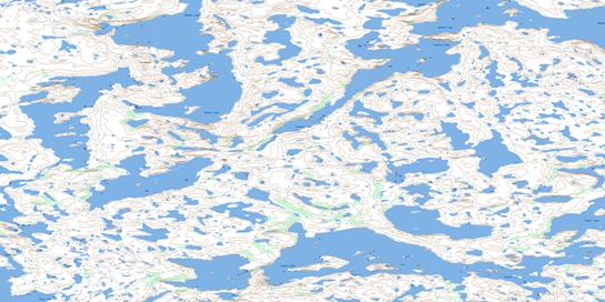 Taylor Lake Topo Map 075N15 at 1:50,000 scale - National Topographic System of Canada (NTS) - Toporama map