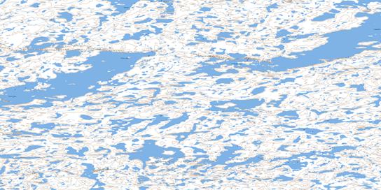 Ford Lake Topo Map 075O03 at 1:50,000 scale - National Topographic System of Canada (NTS) - Toporama map