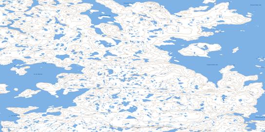 No Title Topo Map 075O13 at 1:50,000 scale - National Topographic System of Canada (NTS) - Toporama map